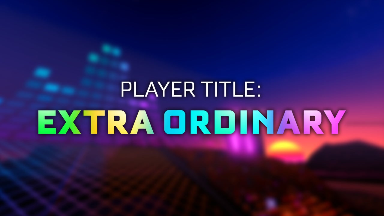 Extra Ordinary Player Title