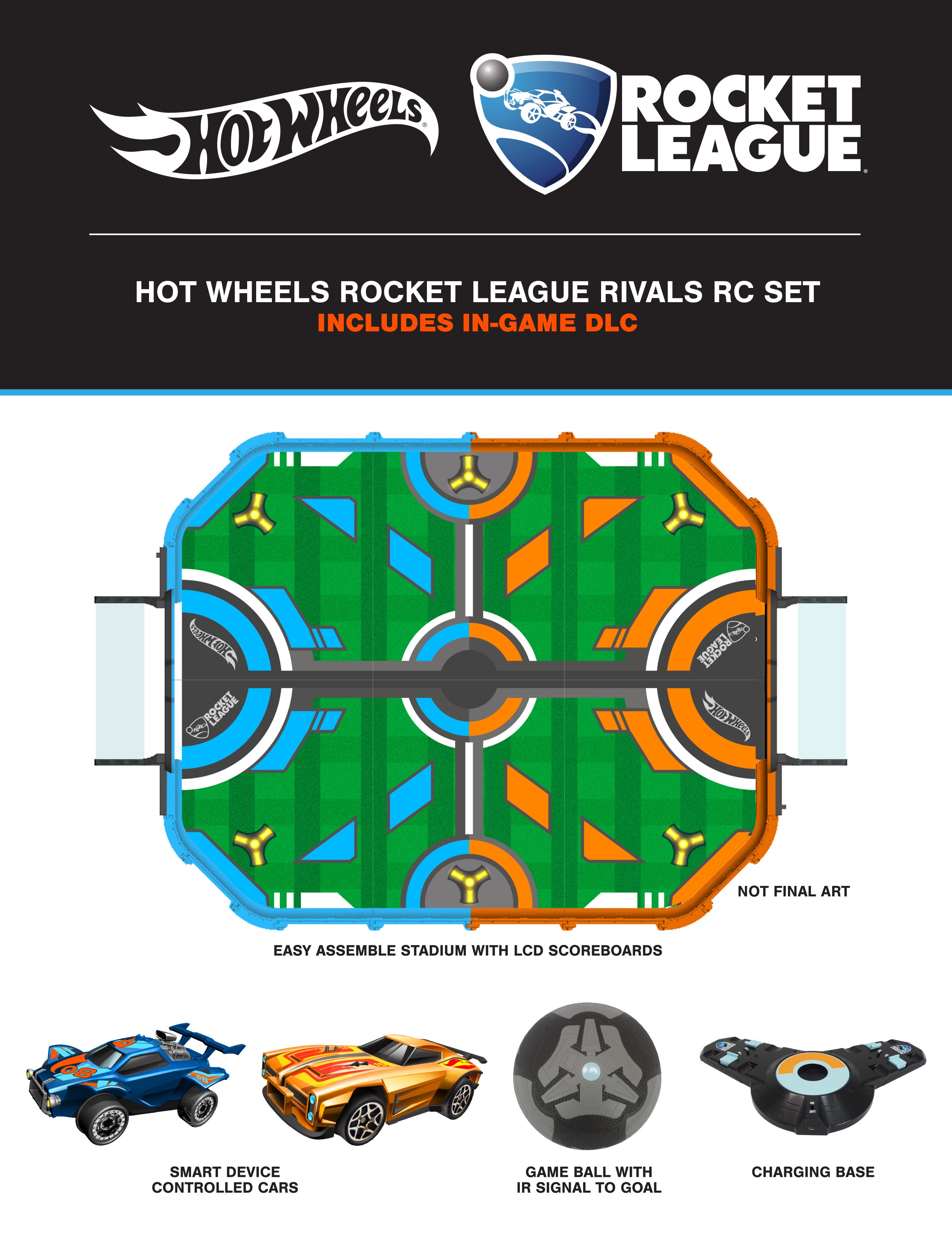 hot wheels rocket league rc rivals