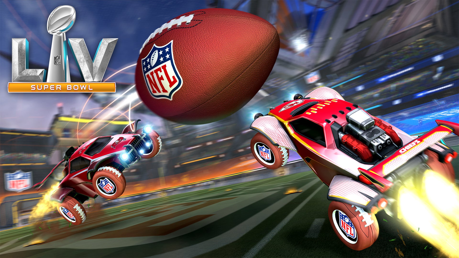 Mettiti a tiro per i festeggiamenti dell'NFL Super Bowl LV su Rocket League Image