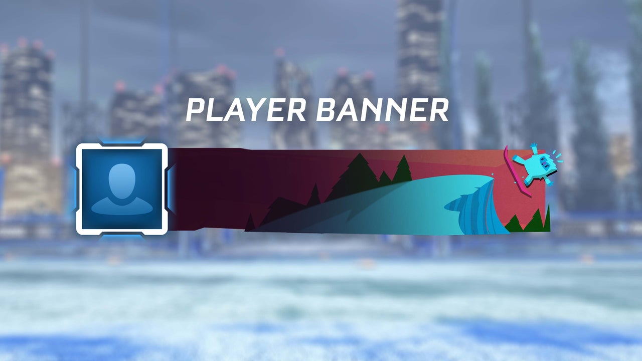 Ski-Free Player Banner