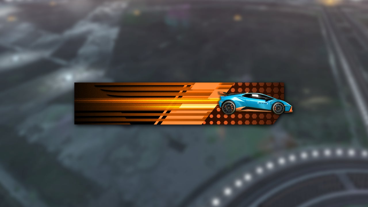 Lamborghini Huracán STO Player Banner