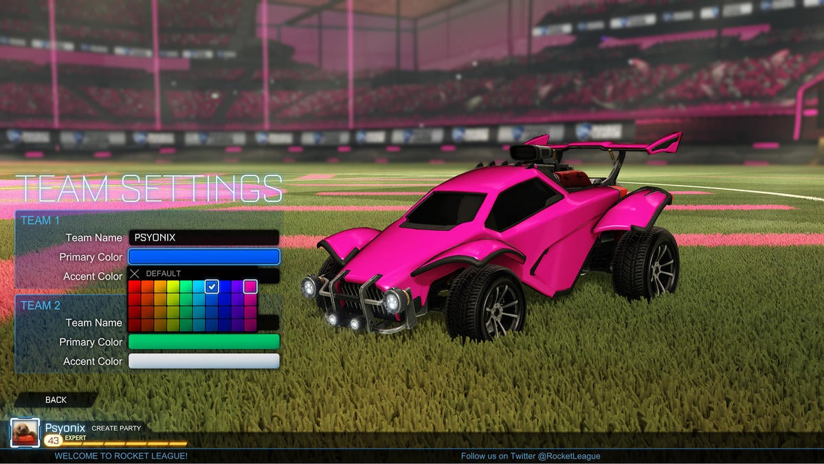 Custom Team Names Br Colors For Private Matches Rocket League